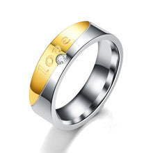 Couple Stainless Steel Rings Forever Love Ring Gold Silver Rings Jewelry