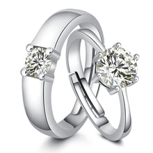 Lovers Couple Simple Proposal Gift Ring 1 Pair