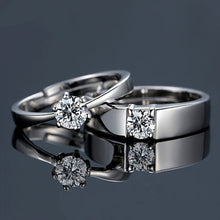 Lovers Couple Simple Proposal Gift Ring 1 Pair