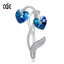 CDE Bijouterie Trendy Brooches For Women Embellished with crystals from Swarovski Brooch Pin Fashion Jewelry Womens Accessories